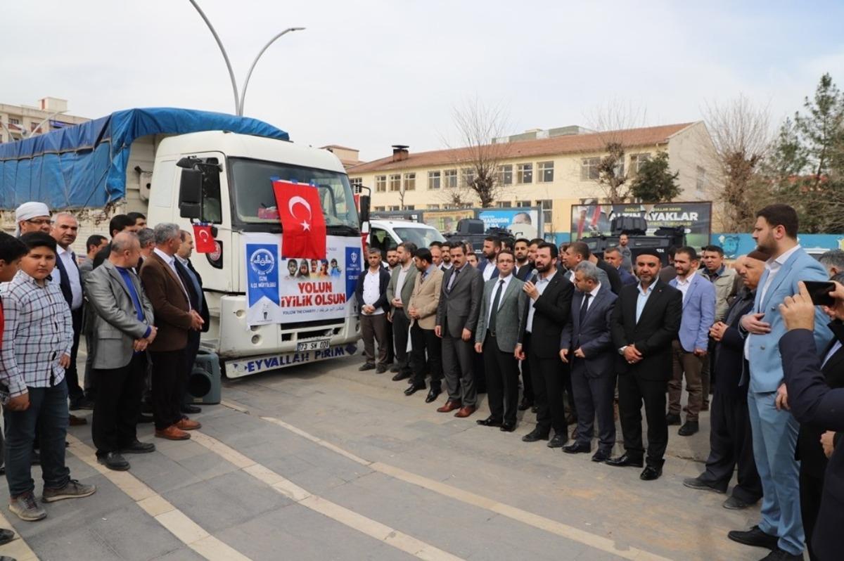 Cizre&rsquo;den İdlib&rsquo;e bir tır insani yardım g&ouml;nderildi