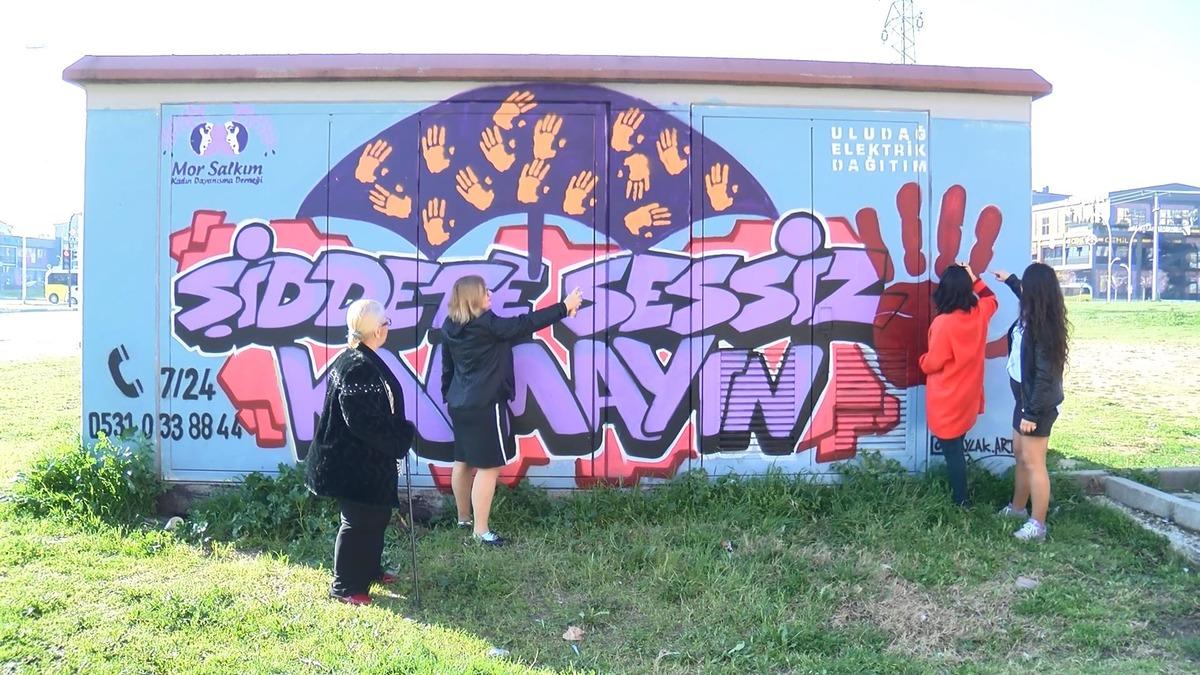 UEDAŞ trafoları kadınlar i&ccedil;in boyadı