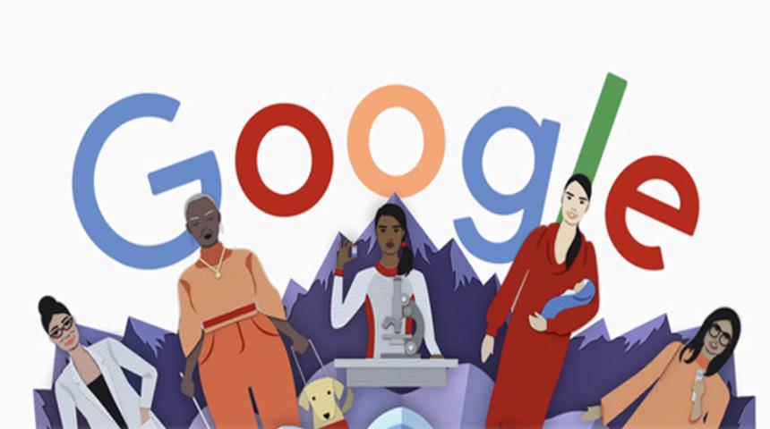 Google'dan 8 Mart Dünya Kadınlar Günü'ne özel doodle