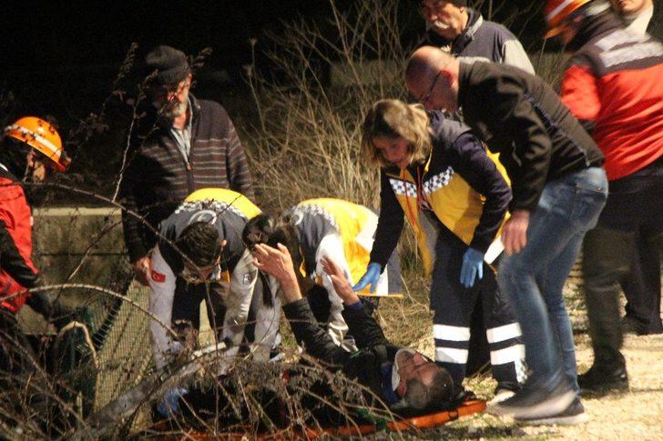 Bolu’da, sulama kanalına düşen yaşlı adamı itfaiye kurtardı G5