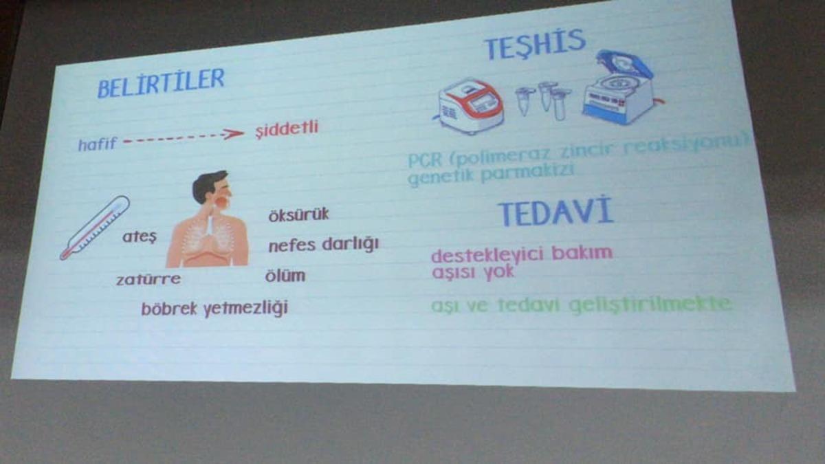 Ardahan&rsquo;da coronavir&uuml;s (COVID-19) eğitimi