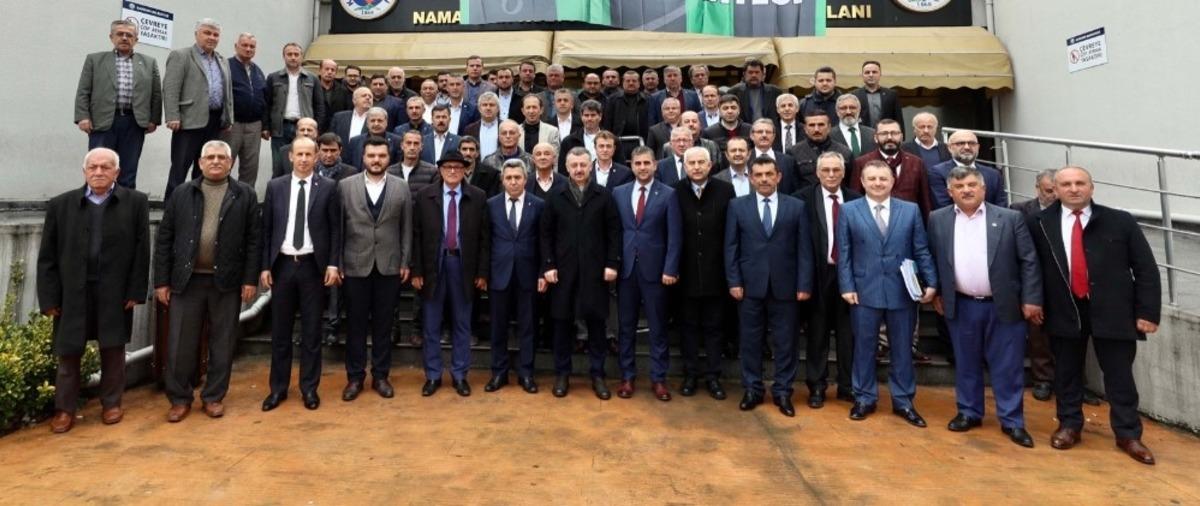 Başkan B&uuml;y&uuml;kakın, Kandıra&rsquo;nın muhtarıyla buluştu