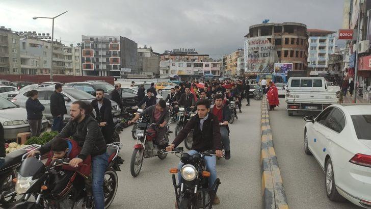 Şehitler için yürüyüş ve motosiklet konvoyu G3