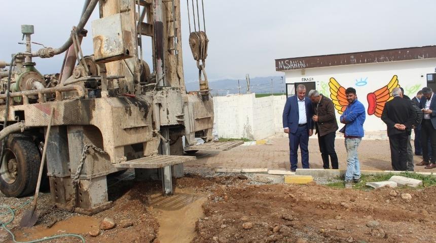 Turanlı park ve bah&ccedil;eler i&ccedil;in yeni su kuyusu a&ccedil;ıyor