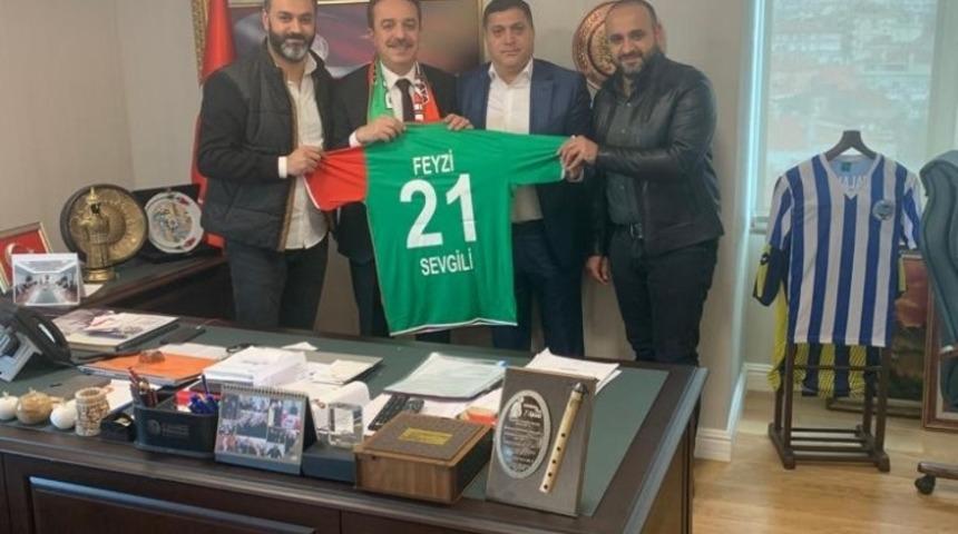 Diyarbekirspor yönetiminden Sevgili’ye ziyaret