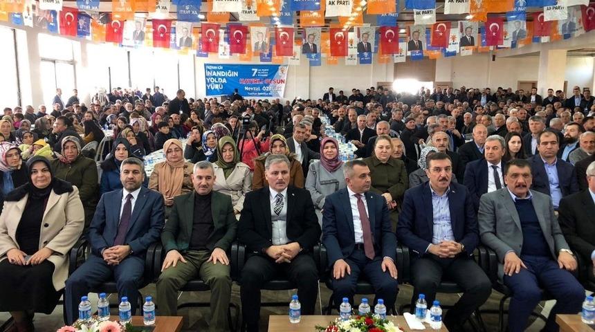 AK Parti Yazıhan ilçe başkanı yeniden Veysel Ateş oldu