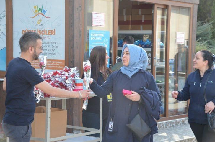 Fabrikada çalışan kadınlar unutulmadı G3