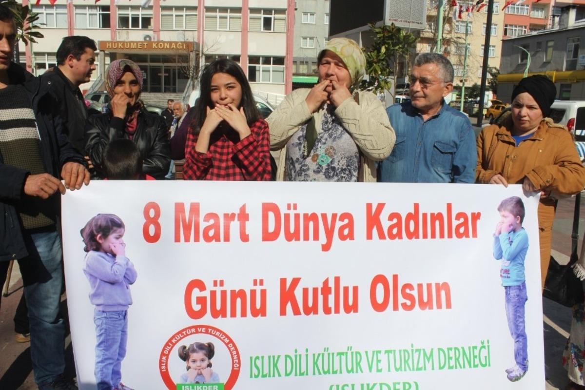 D&uuml;nya Kadınlar G&uuml;n&uuml; Giresun&rsquo;da ıslık dili ile kutlandı