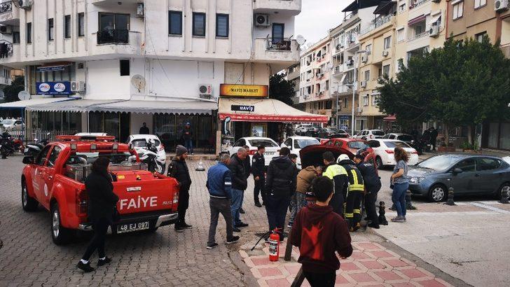 Sahilde ateş yakan vatandaşlar paniğe yol açtı G4