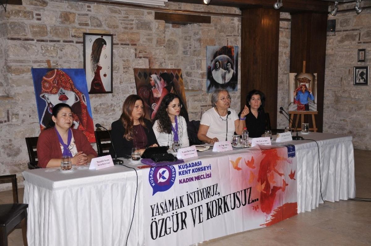 Kadınların sorunları Kuşadası&rsquo;nda masaya yatırıldı