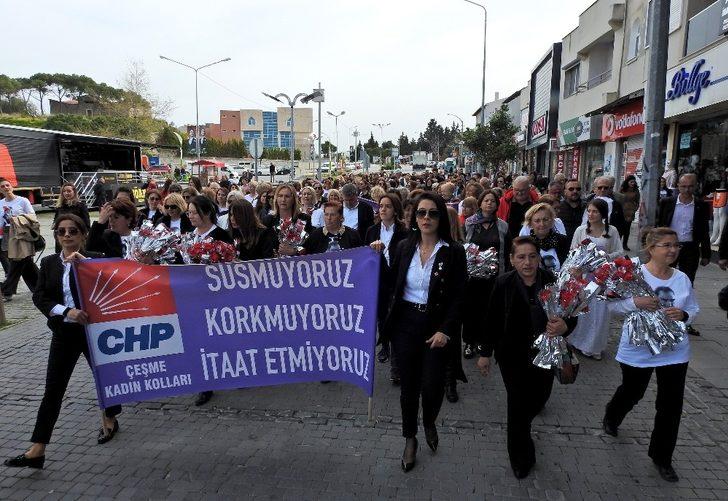 Dünya Emekçi Kadınlar Günü Çeşme’de kutlandı G1