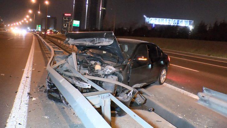 TEM'de sabah trafiğini kilitleyen kaza! G1