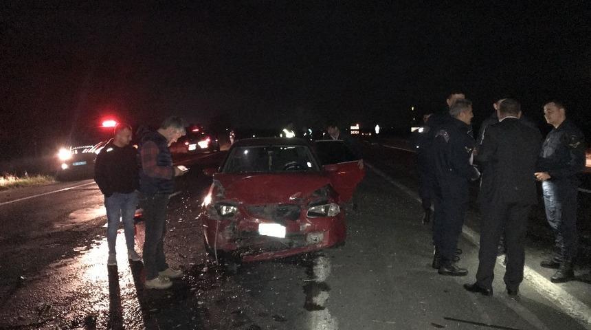 Tekirdağ&rsquo;da trafik kazası: 3 yaralı