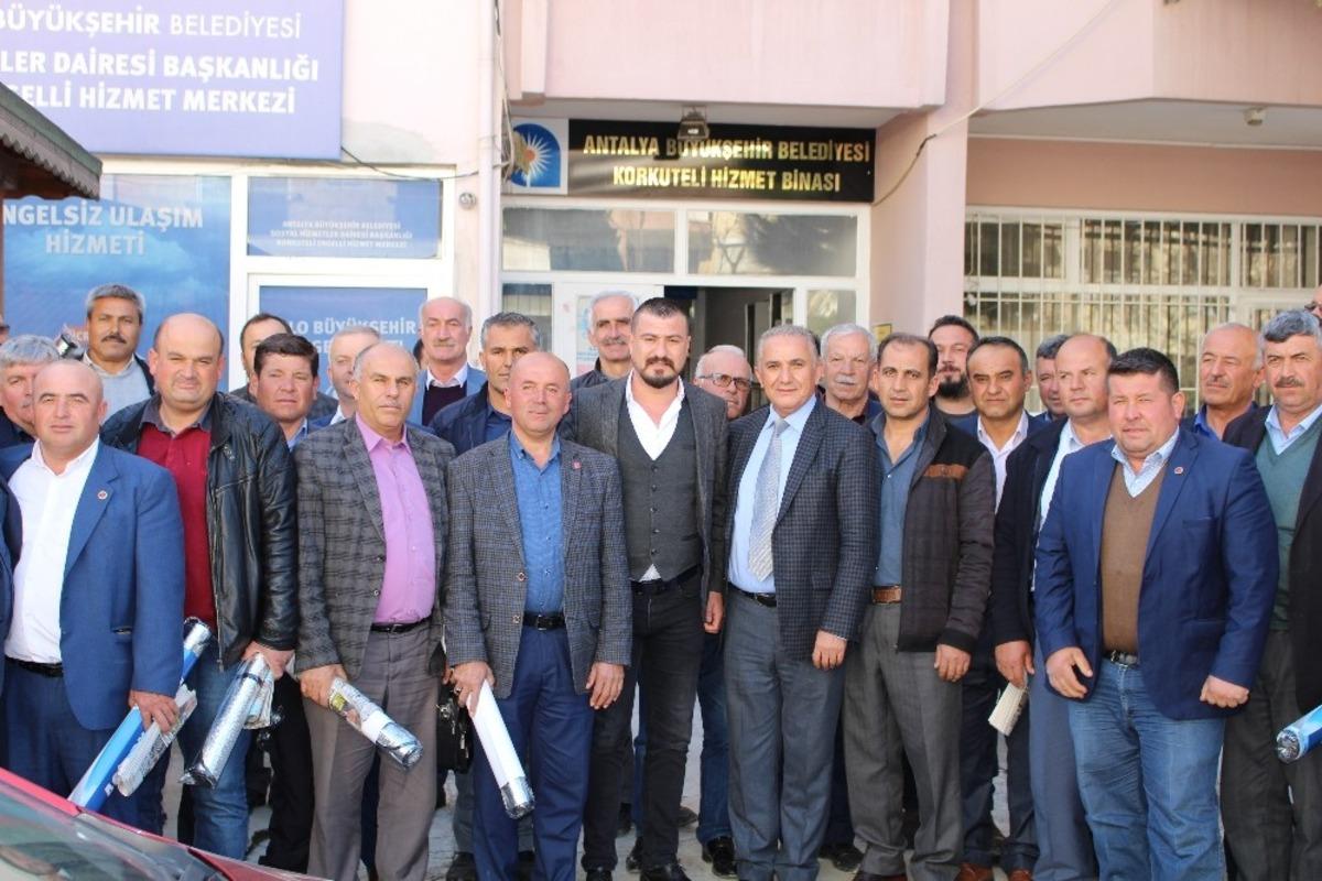 Korkuteli&rsquo;nde muhtarların sorunları dinlendi