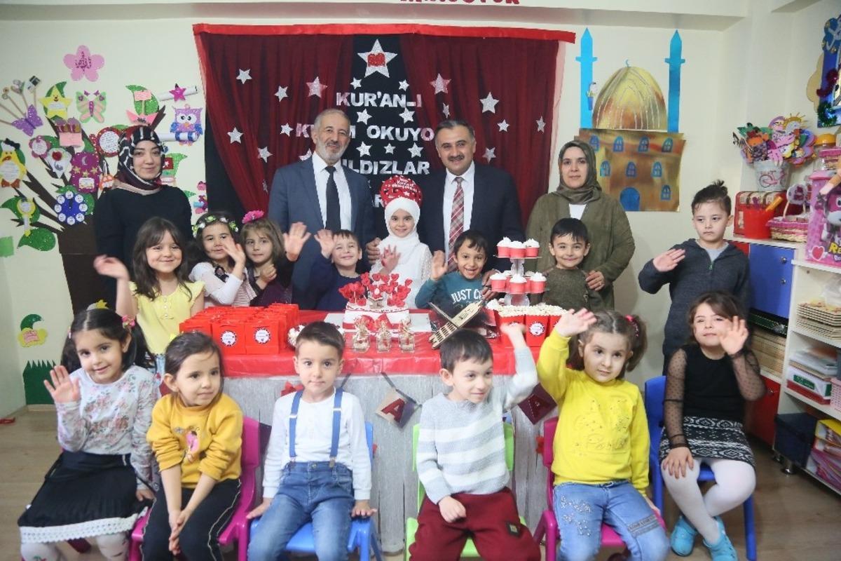 Başkan Mehmet Cabbar&rsquo;dan Kur&rsquo;an kursuna ziyaret