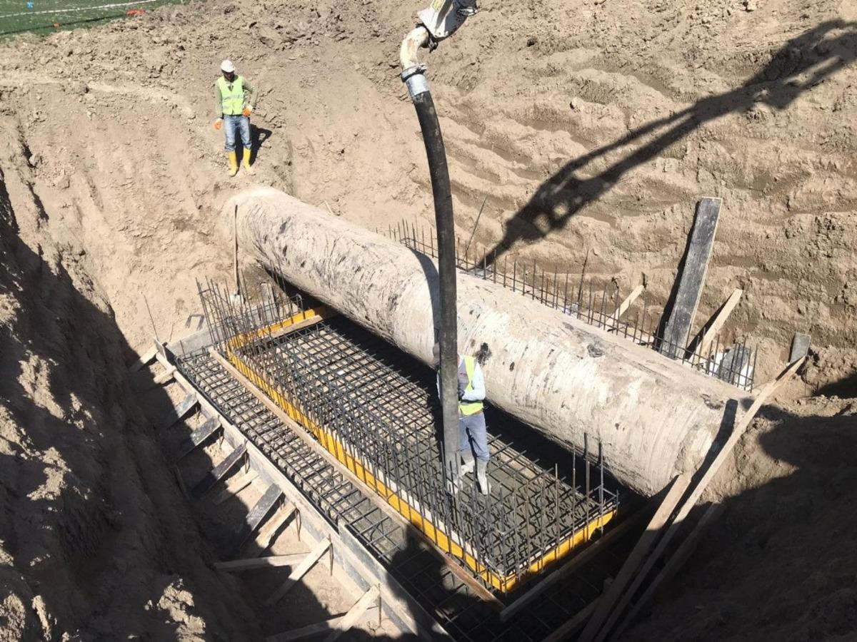 Polatlı i&ccedil;me suyu hattına neşter