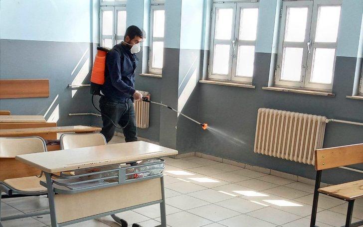 Edremit’te okullar dezenfekte ediliyor G1