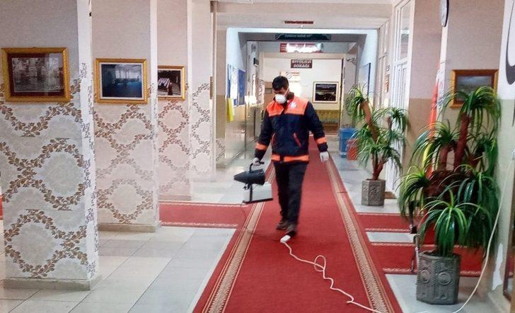Edremit’te okullar dezenfekte ediliyor G2