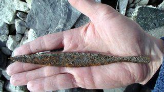 1500 yıllık ok ucu, buzullar eriyince ortaya çıktı