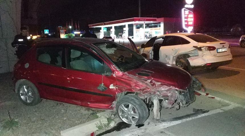 Samsun’da iki otomobil çarpıştı: 1 yaralı