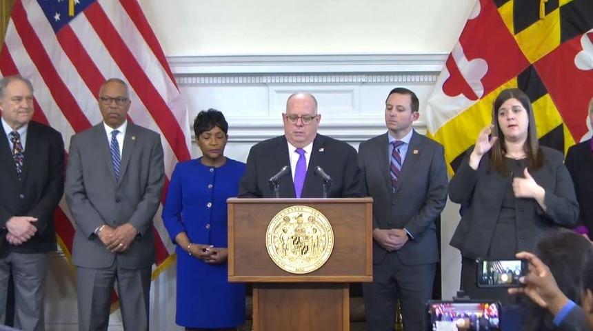 Koronavir&uuml;s (Covid-19): ABD'de Maryland Valisi Larry Hogan, T&uuml;rkiye'den d&ouml;nen 80'li yaşlarda bir kişide vir&uuml;s tespit edildiğini a&ccedil;ıkladı