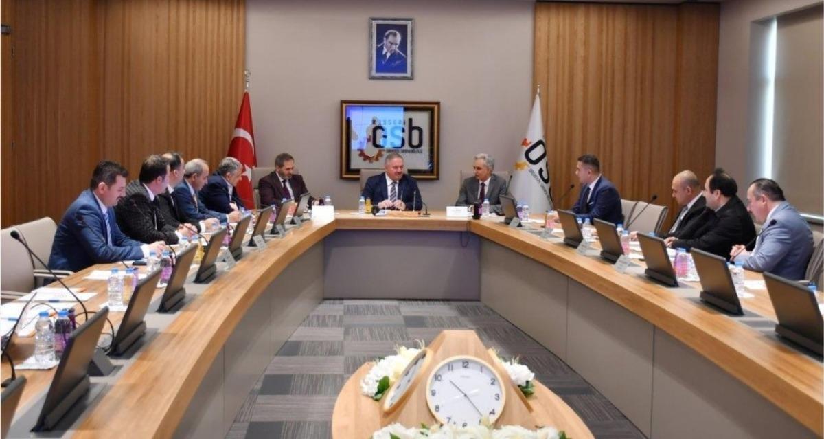 OSB&Uuml;K B&ouml;lge M&uuml;d&uuml;rleri Toplantısı Kayseri OSB&rsquo;de yapıldı