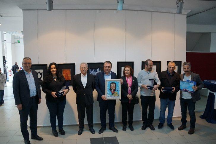 Karikatür yarışmasında dereceye giren eserler sergilendi G3