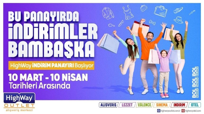 Highway AVM&rsquo;de indirim panayırı başladı