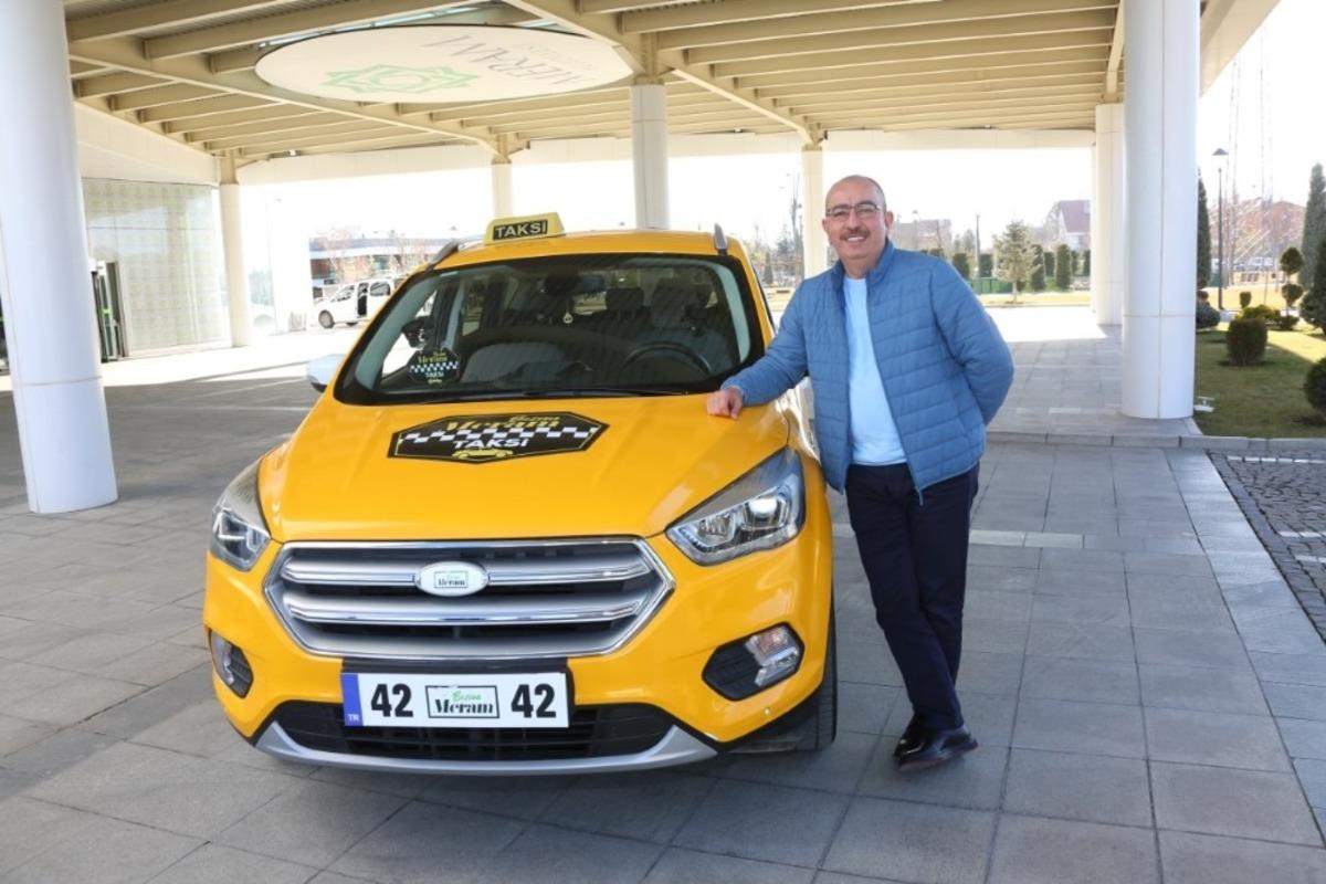 Başkan Kavuş &lsquo;Bizim Meram Taksi&rsquo; ile Meram yollarında