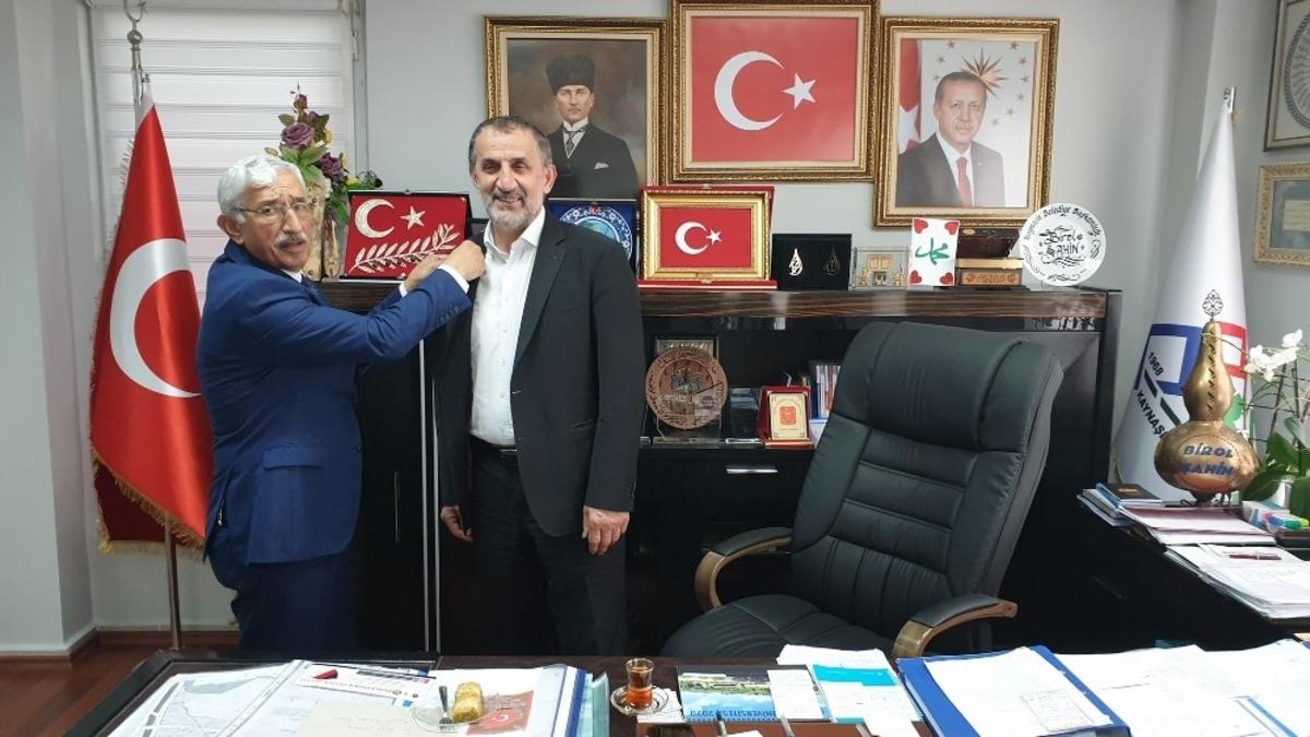 Başkan Şahin&rsquo;e Yeşilay&rsquo;dan ziyaret