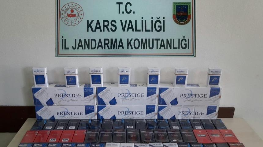 Digor&rsquo;da ka&ccedil;ak sigara ele ge&ccedil;irildi