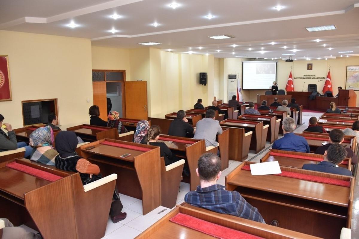 İl &Ouml;zel İdare personelleri korona vir&uuml;s ile ilgili bilgilendirildi