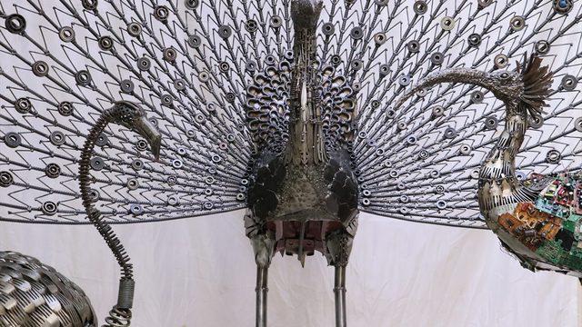 Hepsini atıklardan yaptı! Gören hayran kalıyor