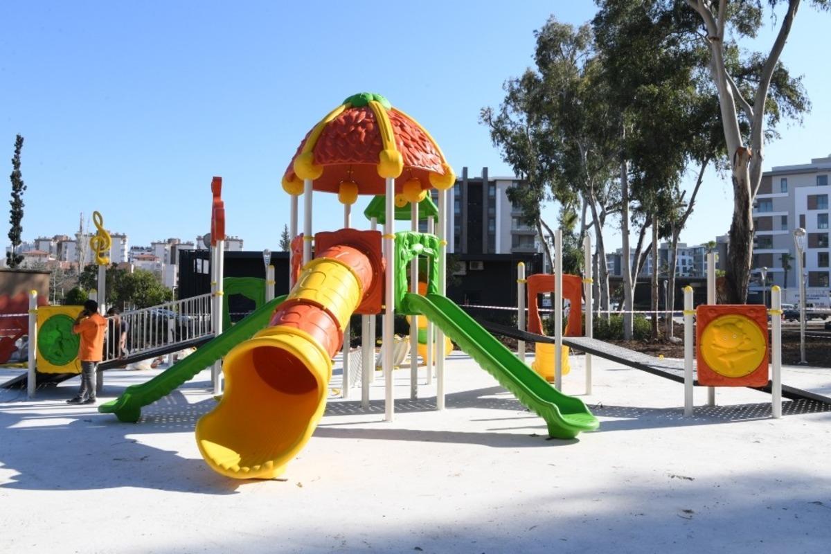 Konyaaltı G&uuml;rsu mahallesine engelli dostu park