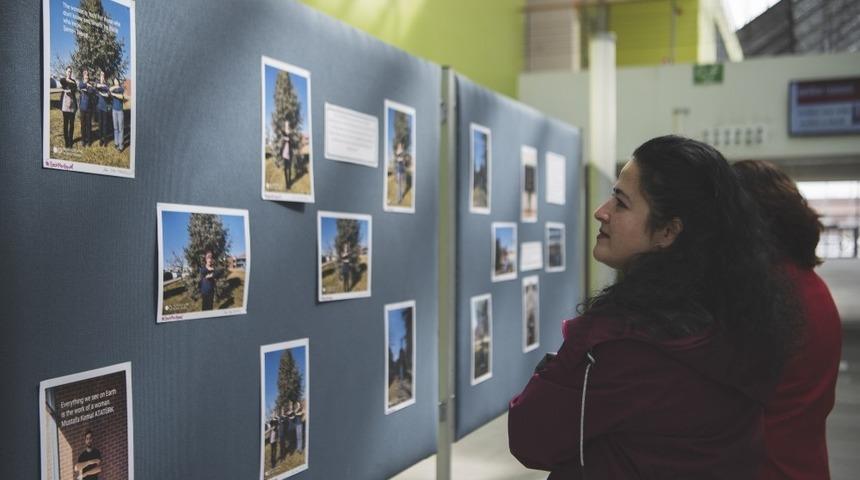 &Ouml;ğrencilerden anlamlı sergi