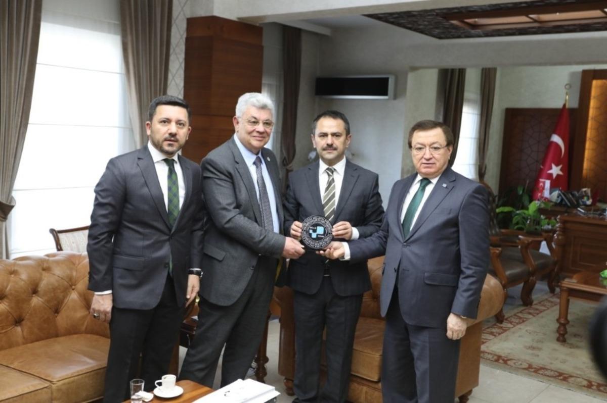 UCLG-MEWA heyetinden Vali Aktaş ve Rekt&ouml;r Bağlı&rsquo;ya ziyaret
