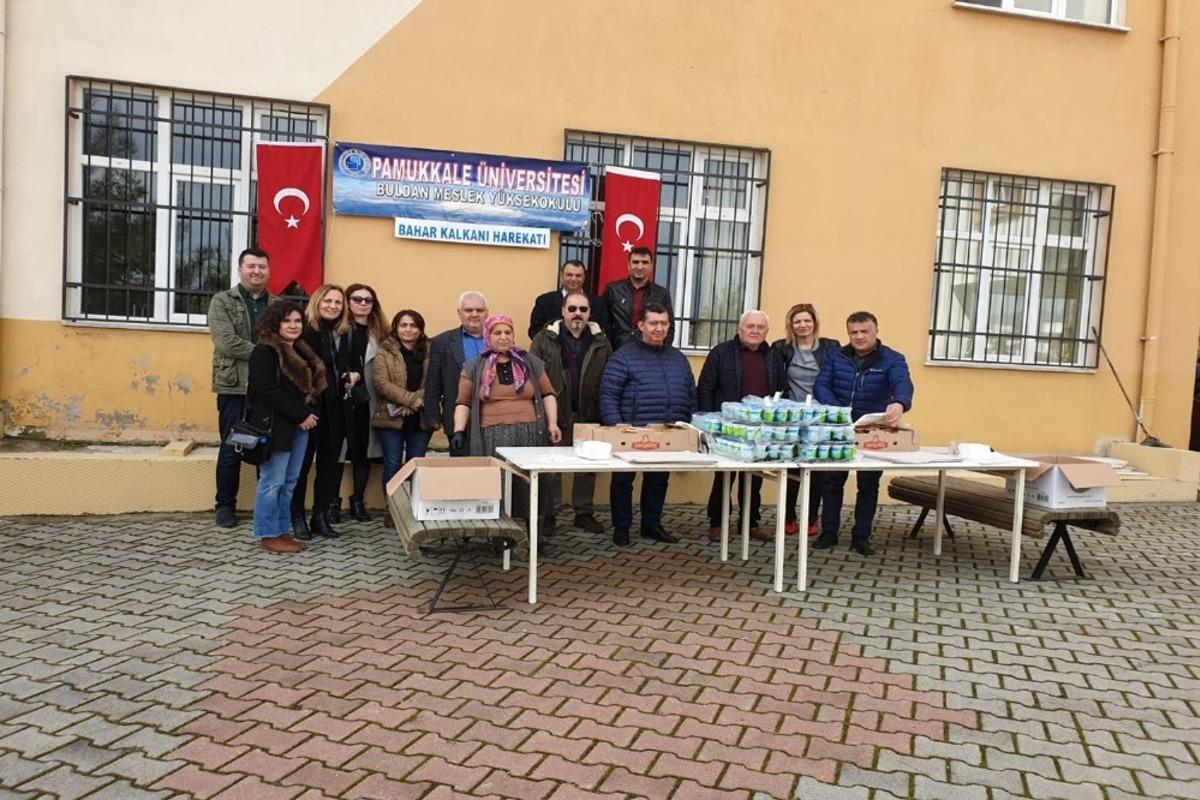 Suriye şehitleri Buldan MYO&rsquo;da dualarla yad edildi