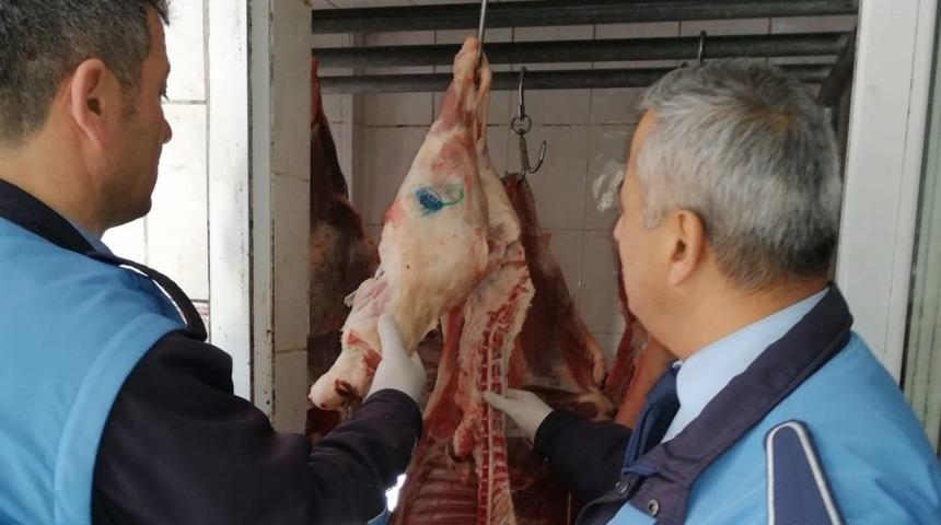 Zabıta kasapları denetledi