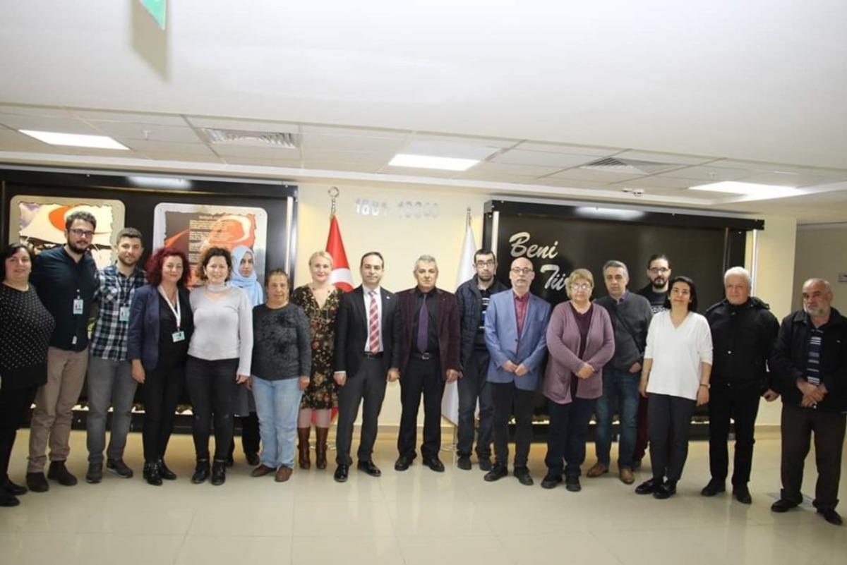 TRSM yetkililerinden İl Sağlık M&uuml;d&uuml;r&uuml; A&ccedil;ıkg&ouml;z&rsquo;e ziyaret