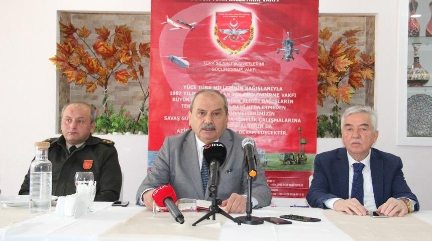 Karaman&rsquo;da TSK G&uuml;&ccedil;lendirme Vakfı&rsquo;na destek kampanyası