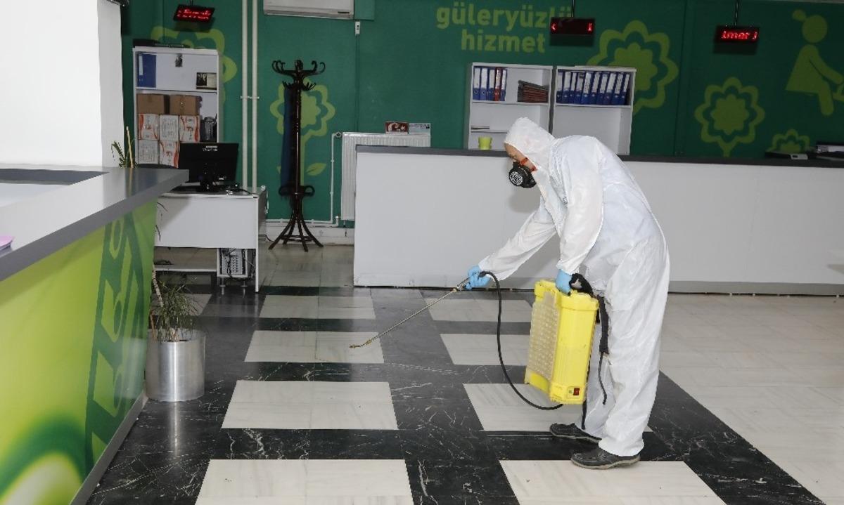 &Ccedil;ankaya&rsquo;da yoğun dezenfekte &ccedil;alışması
