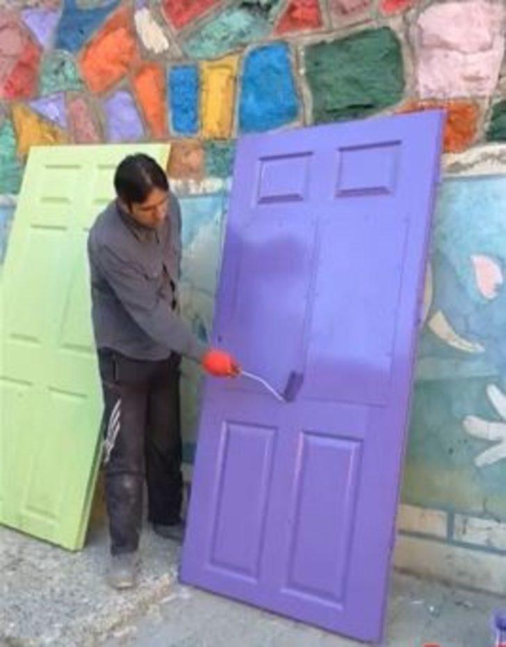 Fedakar öğretmen köy okulunu kendi imkanları ile yeniledi G4