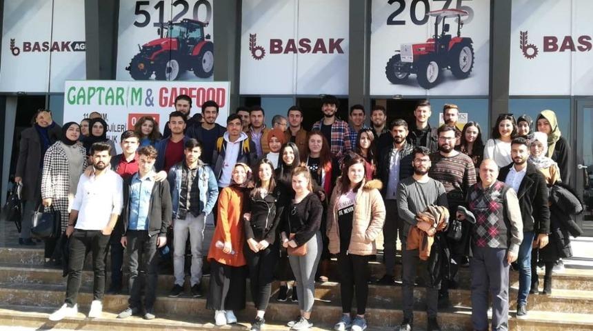 GAÜN öğrencileri fuara katıldı