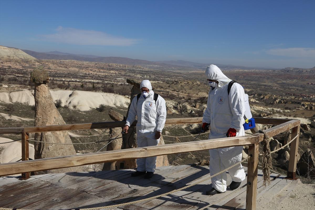 Kapadokya'da koronavir&uuml;s &ouml;nlemi