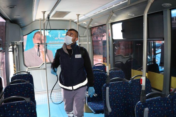 Niğde’de otobüsler dezenfekte edildi G5