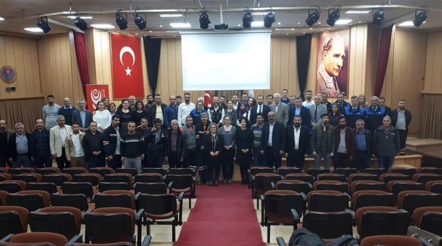 Belediye personeline uyuşturucu semineri