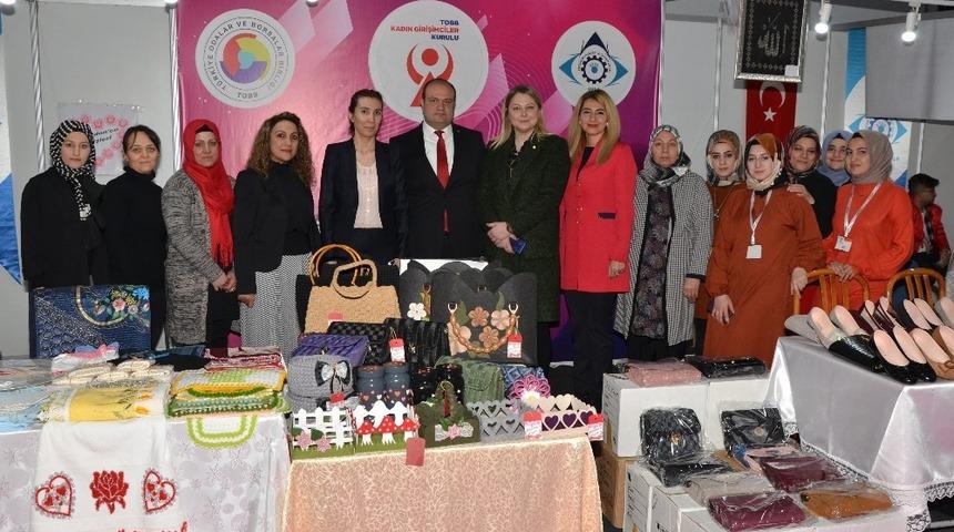 Kadın girişimciler evlilik fuarına renk kattı