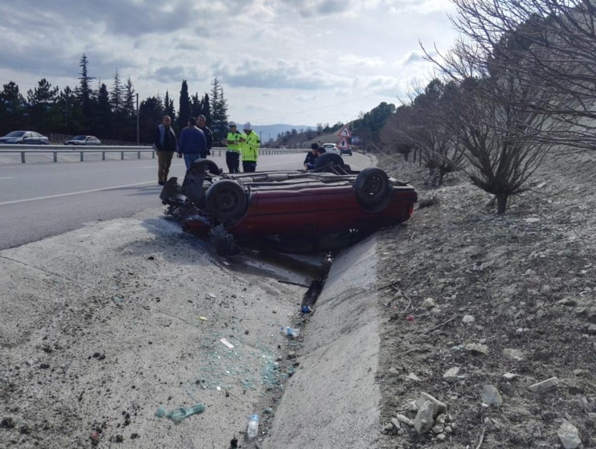 Gediz&rsquo;de trafik kazası: 4 yaralı