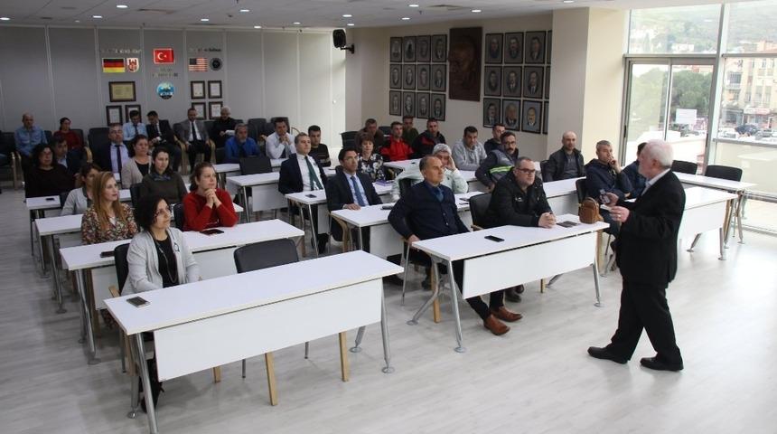 S&ouml;ke Belediye personeline koronavir&uuml;s bilgilendirmesi