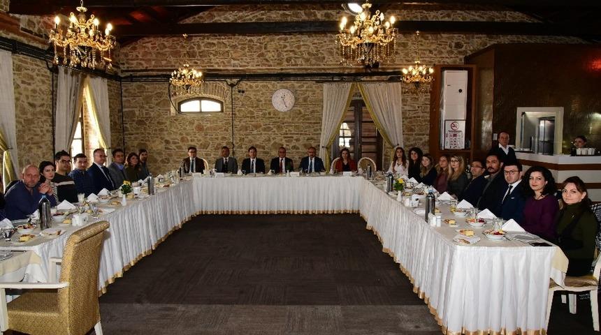 Vali Deniz, Avrupa Birliği ve Proje Ofisi çalışanlarıyla buluştu